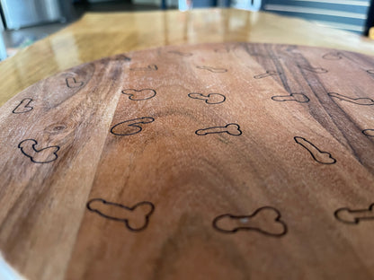 Cockuterie Board - Penis Engraved Cutting Board and Serving Board