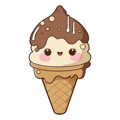 Cute Ice Cream Stickers