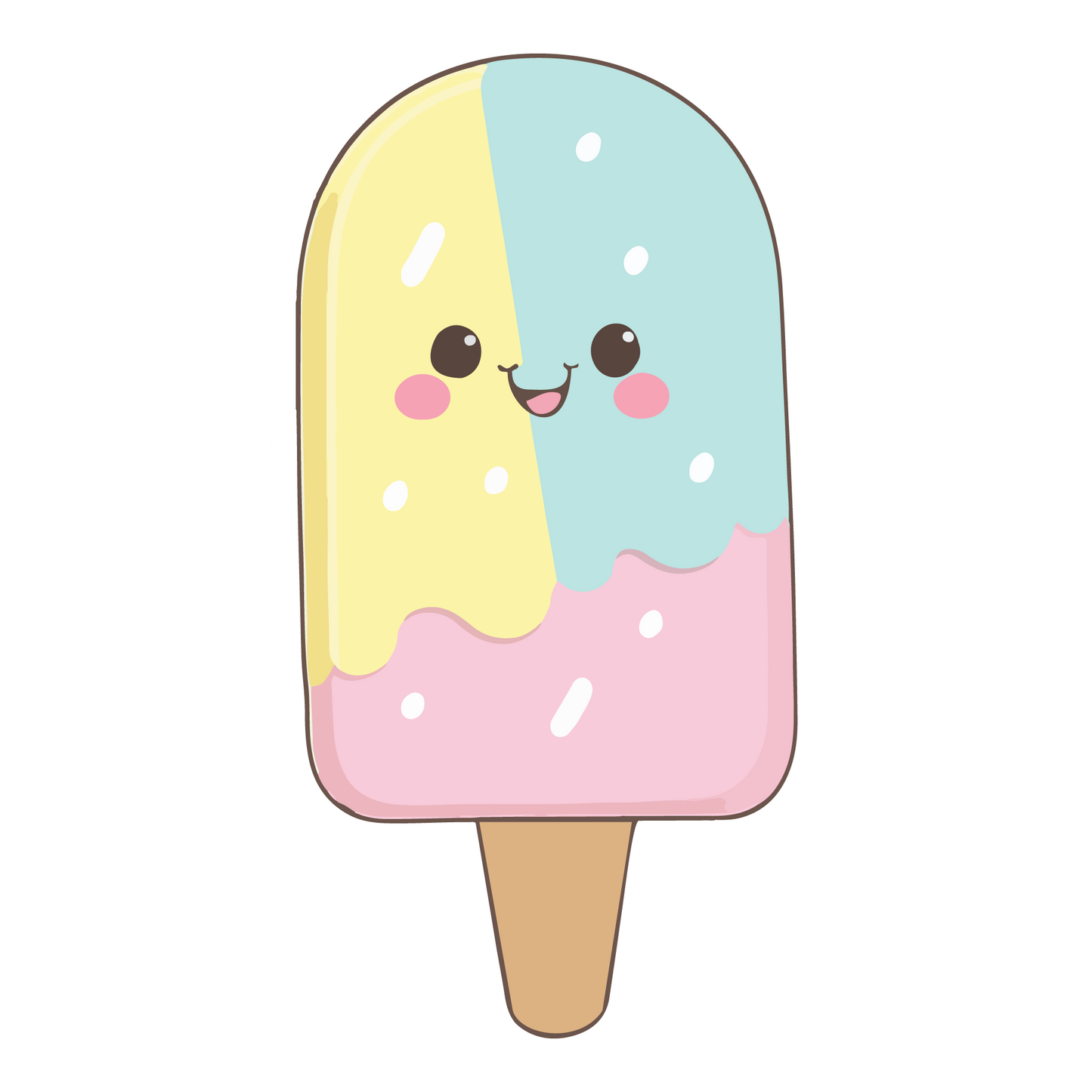 Cute Ice Cream Stickers