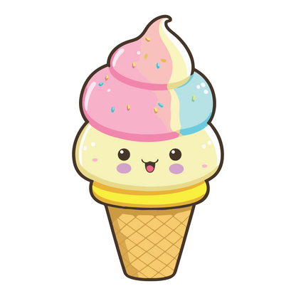 Cute Ice Cream Stickers