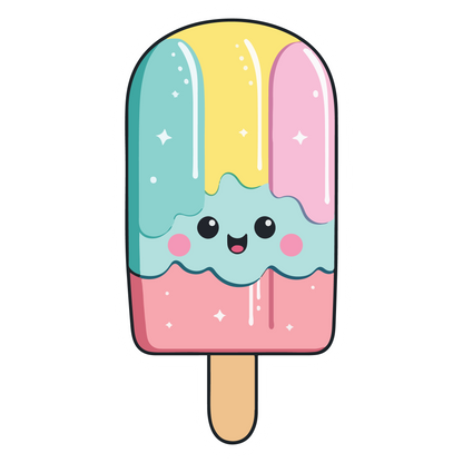 Cute Ice Cream Stickers