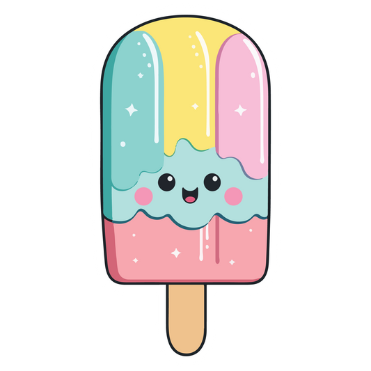 Cute Ice Cream Stickers